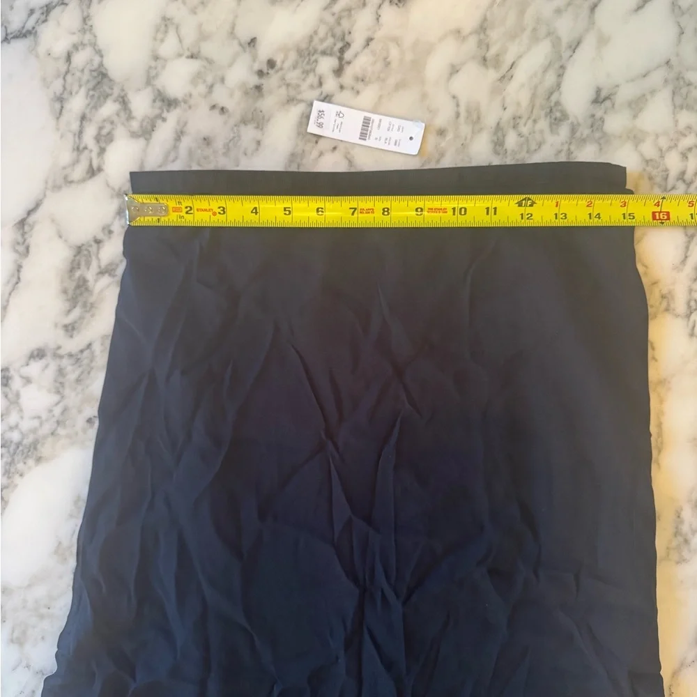 NWT J CREW New Gwyneth skirt in chiffon midi skirt two small holes at 26” length